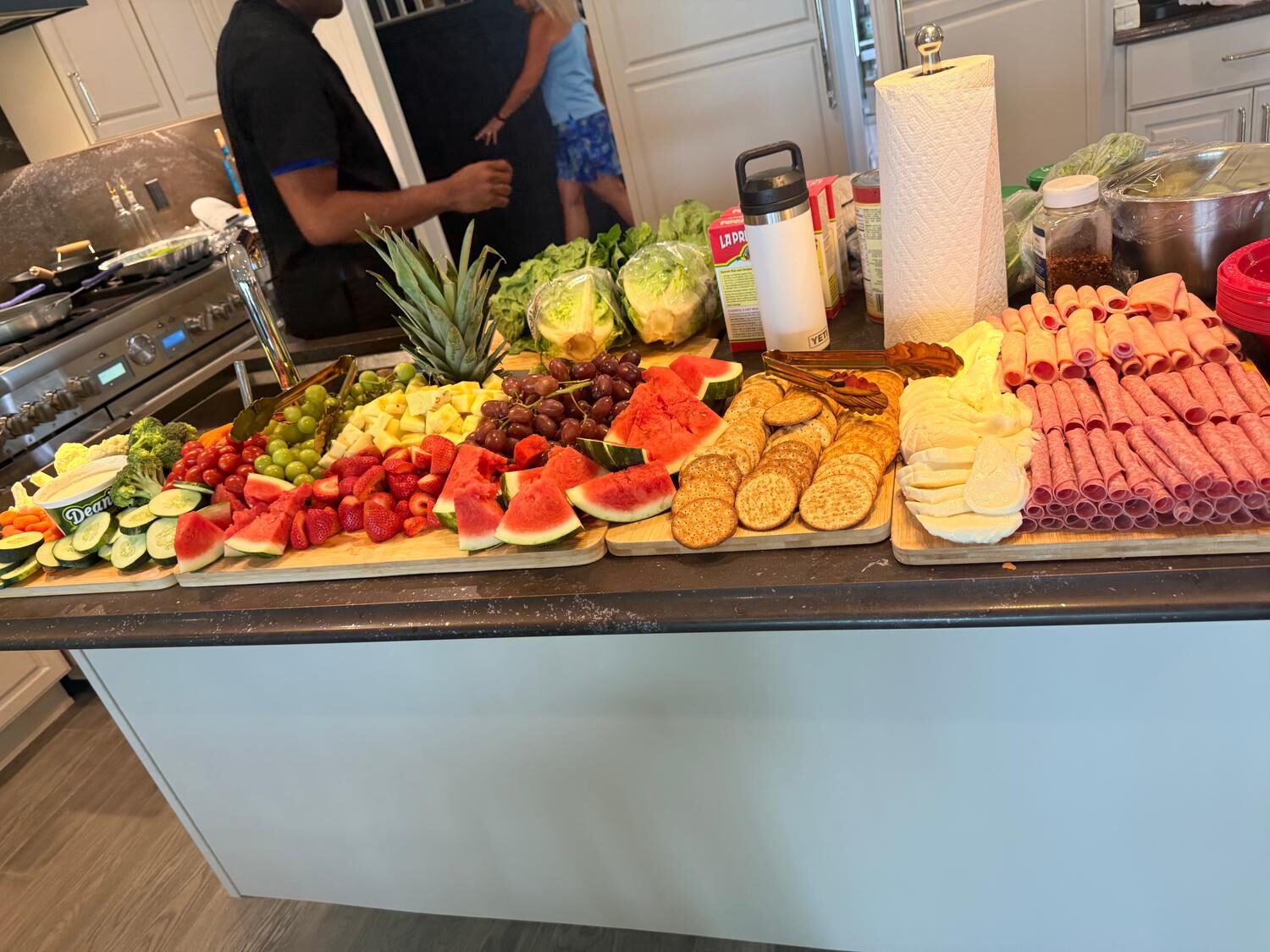 Plated catering dish